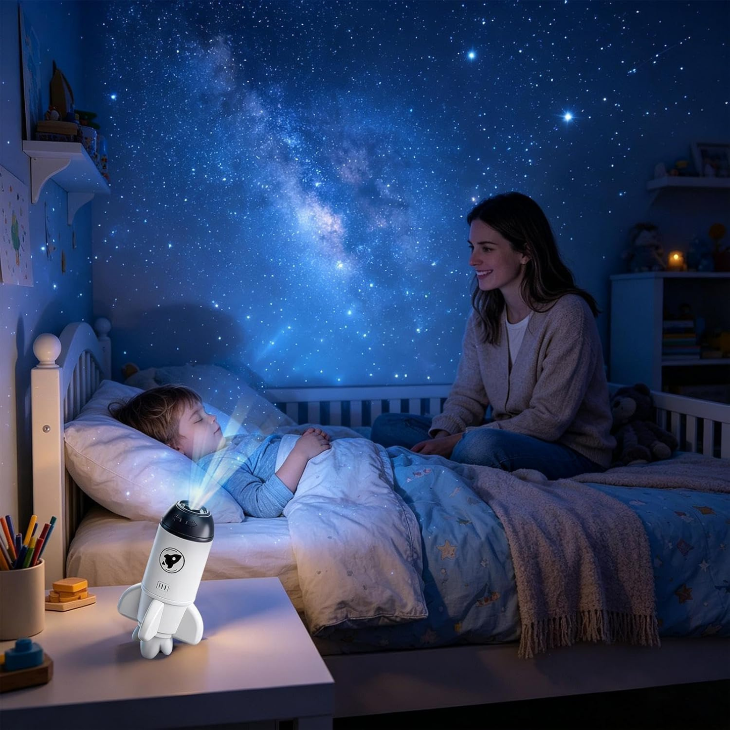 Cohete Proyector de Planetas para Dormir